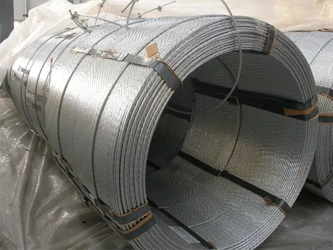 Torón de Acero Galvanizado para Concreto Presforzado 12.7mm (0.5 Torón de Acero Galvanizado para Concreto Presforzado 12.7mm (0.5