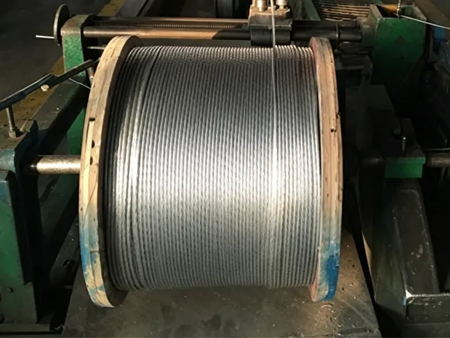 95% Zinc 5% Al Coated Wire Strand Messenger Cable for Aerial Fiber Optic Installation 95% Zinc 5% Al Coated Wire Strand Messenger Cable for Aerial Fiber Optic Installation