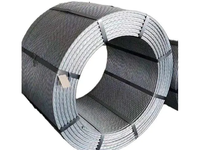 ASTM A475 Class A EHS Galvanized Steel Wire Strand 1x7